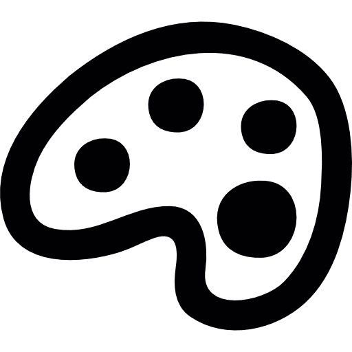 Painting palette  painting artistic art icon