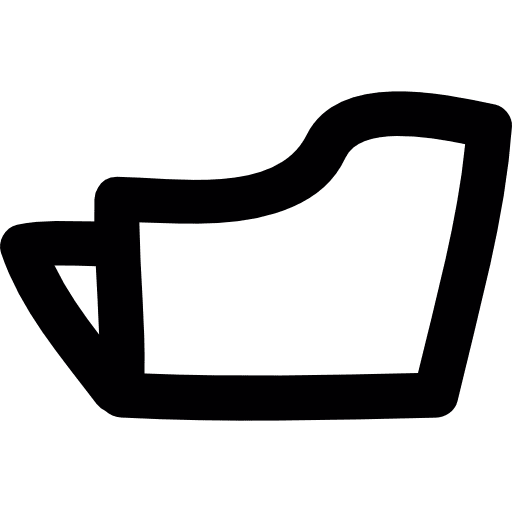 Open empty folder outline open folder interface folder outline icon