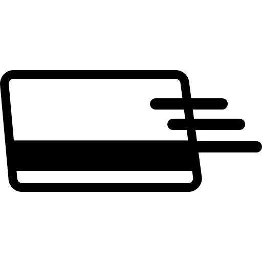 Credit card commerce credit card shopping icon