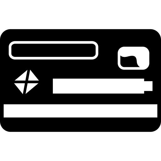 Credit card banking shopping commerce icon