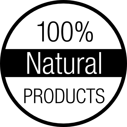 100 percent natural products tag natural percentage commerce icon