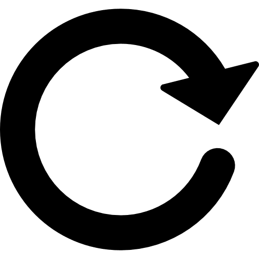 Refresh recurrent symbol reloading icon