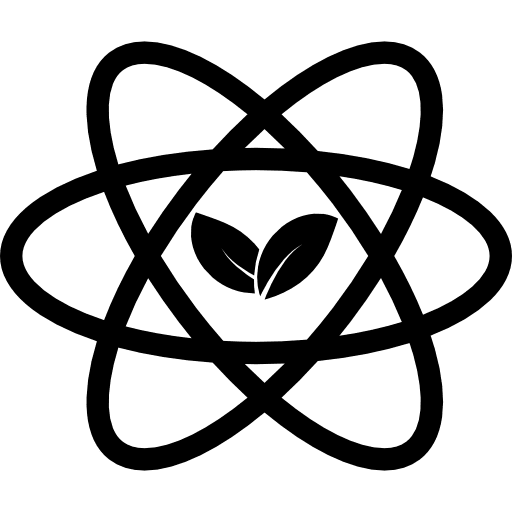 Eco energy source leaves nature power icon