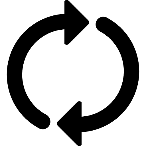 Reload symbol arrows loading recurrent icon