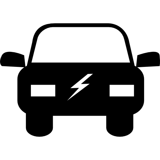 Eco car automobile transport electric icon