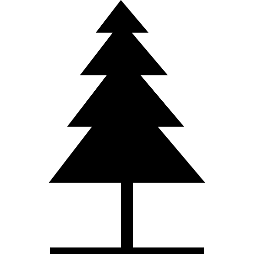 Pine forest gardening garden icon