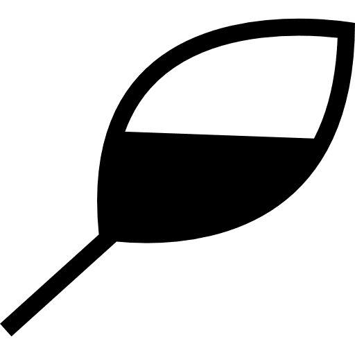 Leaf plant botanical garden icon