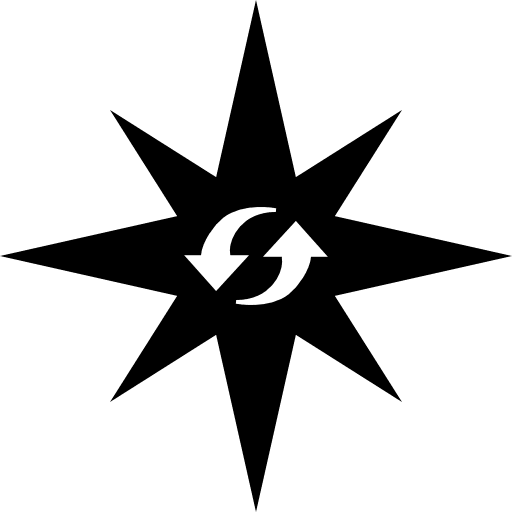 Recycle star recycling stars signs icon