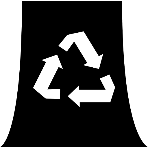 Ecologic power plant industry energy building icon