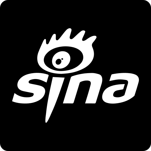 Social logotype social sina icon