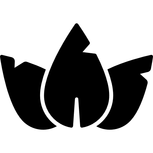 Leaves spa group plant icon