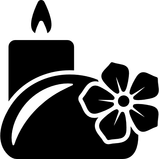 Relaxing spa ornaments decoration relaxing ornamental icon