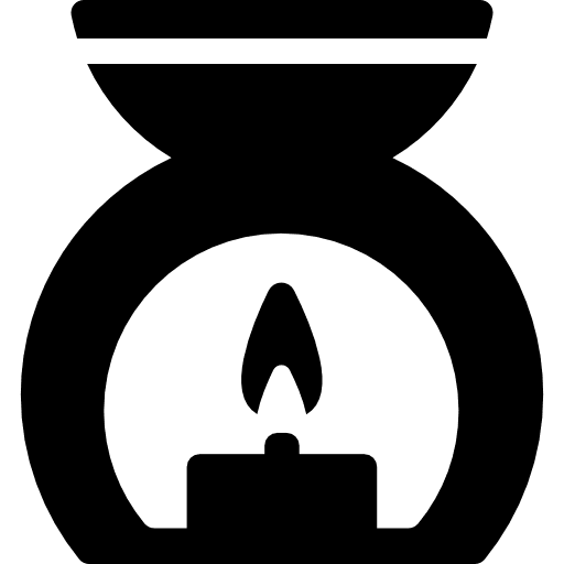 Aromatherapy spa treatment medical essential oils candle icon