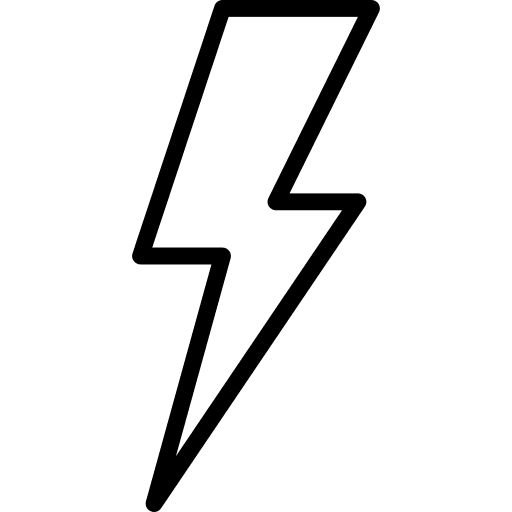 Flash symbol execute thunder flash symbol icon