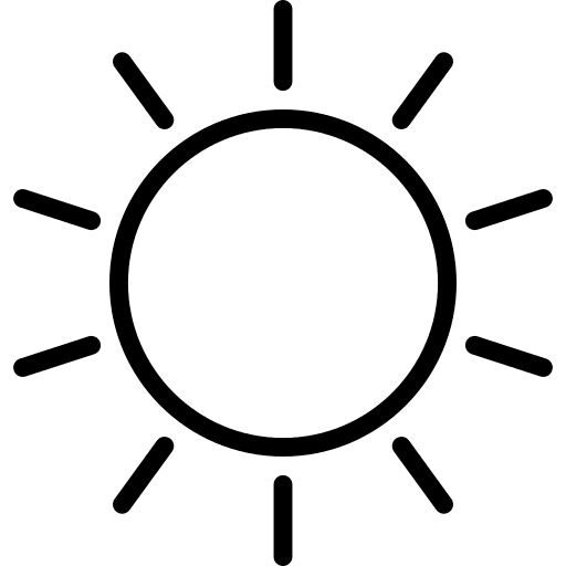 Illumination nature lights sunlight icon