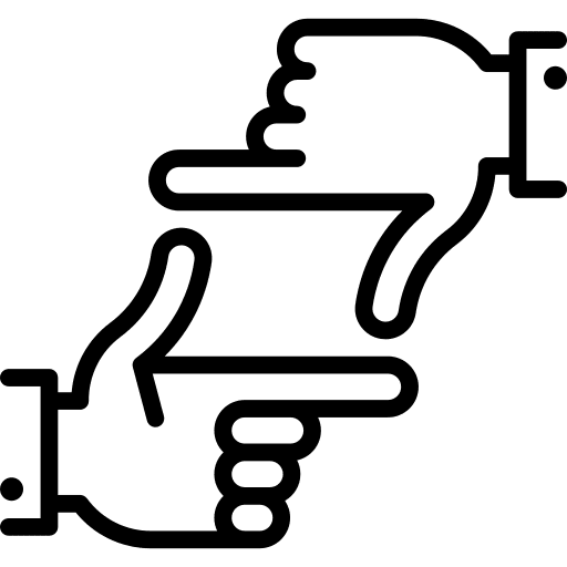 Photography photographer gestures hand gesture icon