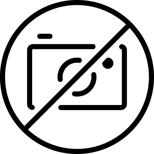 No photos no photos prohibition photographer icon