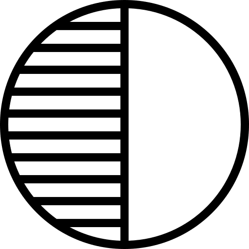 Light circular light shapes icon