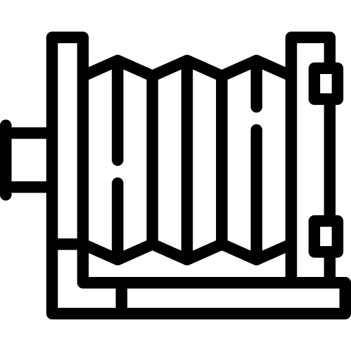 Vintage vintage photo camera technology icon