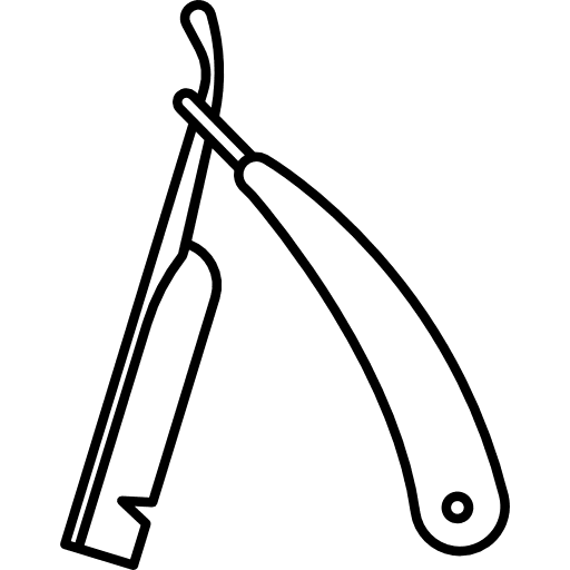 Razor tattoo old school vintage icon