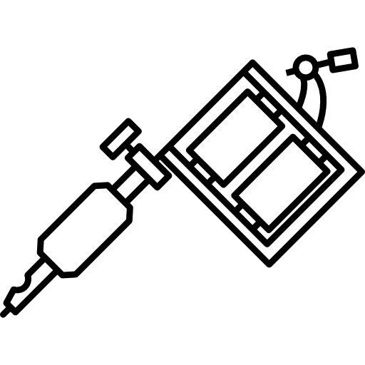 Tattoo machine tattoo machine tool vintage radio icon