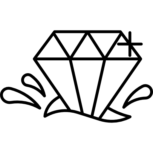 Diamond old school fashion tattoo icon