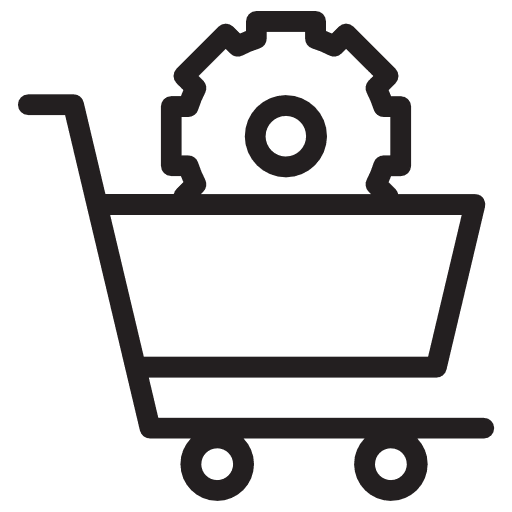 Shopping cart online store shopping buy icon