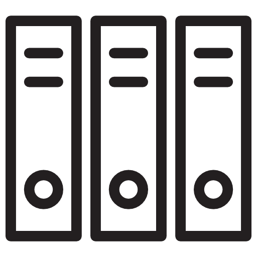 Archives archive office material file icon
