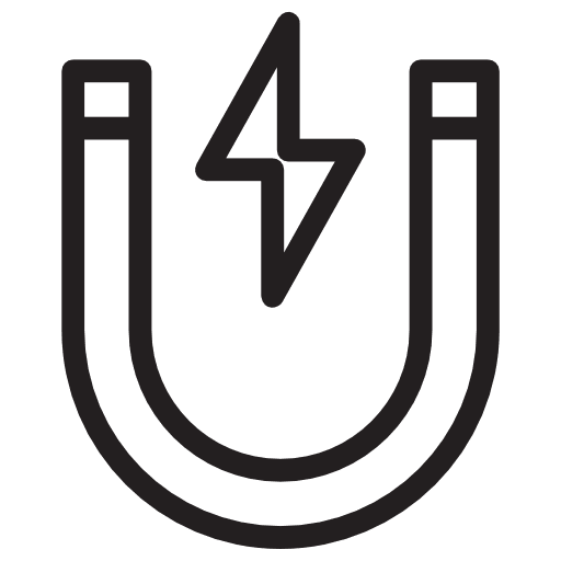 Magnet tools and utensils physics magnetic icon