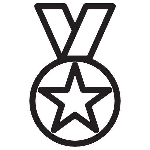 Medal winner award champion icon