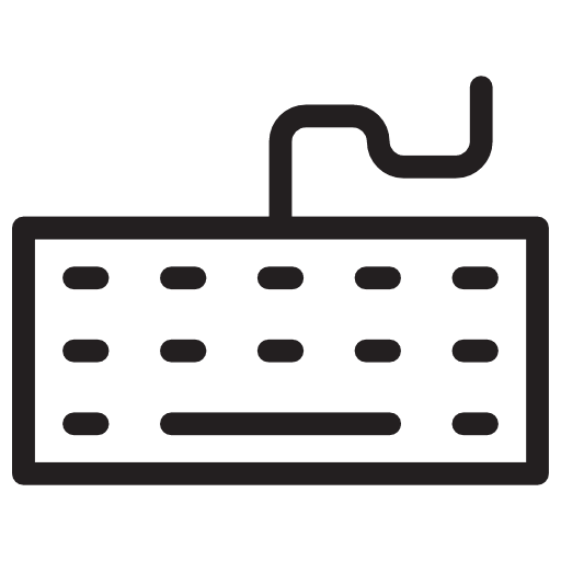 Keyboard keyboard electronic multimedia icon