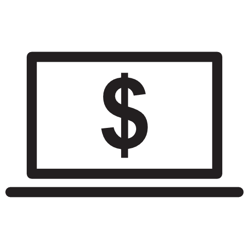 Laptop technology computer tool icon