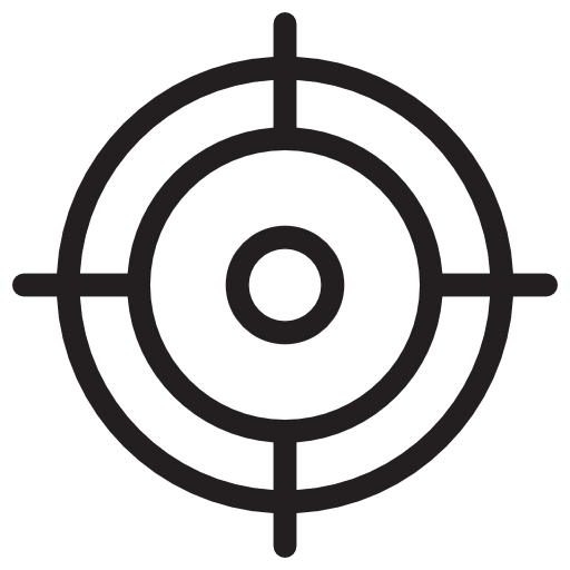 Target calibrate target weapons icon