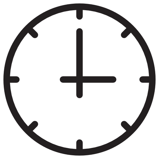 Clock timer hour waiting icon