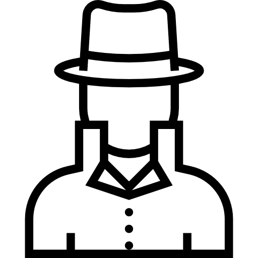 Detective profession avatar professions and jobs icon