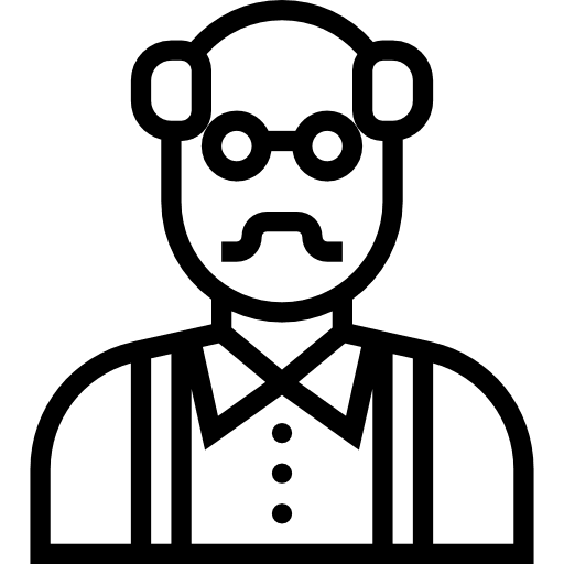 Director occupation user professions and jobs icon