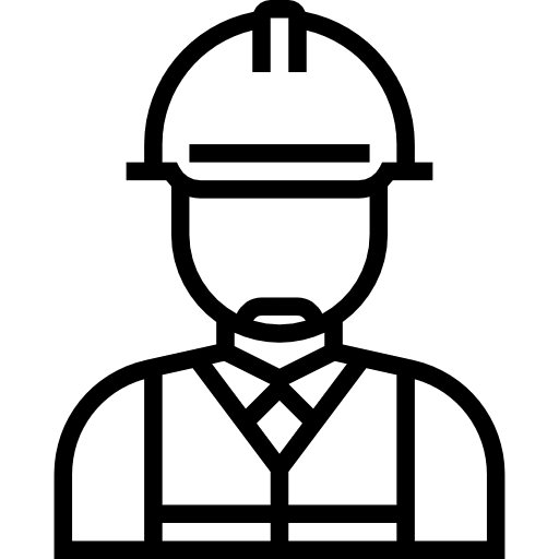 Worker user avatar contractor icon