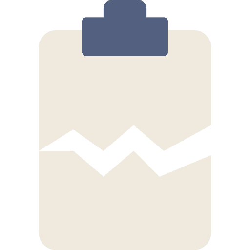 Clipboard verification checking files and folders icon