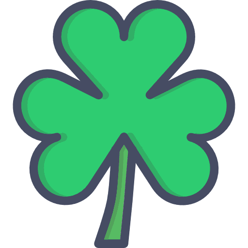 Shamrock ireland botanical nature icon
