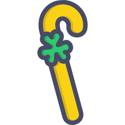 Cane saint patrick stick cultures icon