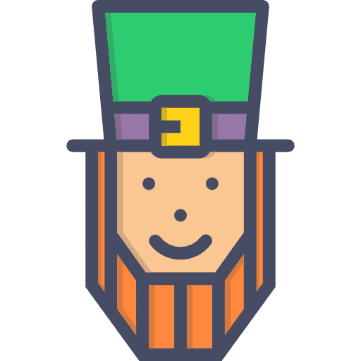 Leprechaun costumes irish people icon