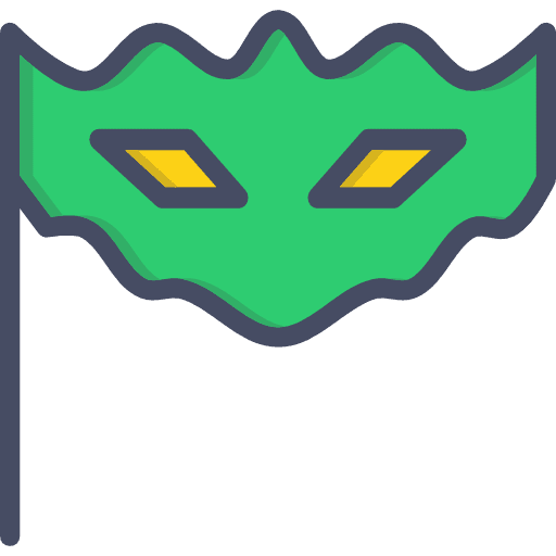 Mask party fashion carnival icon