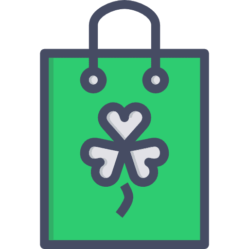 Shopping bag commerce and shopping business supermarket icon