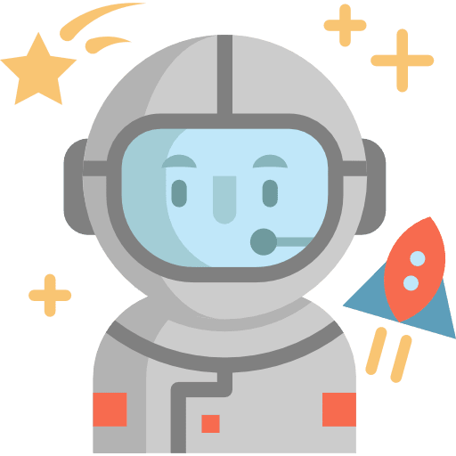 Astronaut profession jobs avatar icon