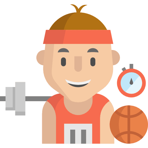 Athlete athlete avatar professions and jobs icon