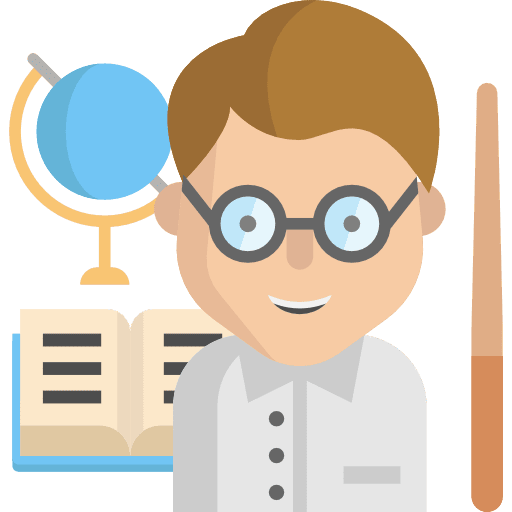 Teacher teacher user professions and jobs icon