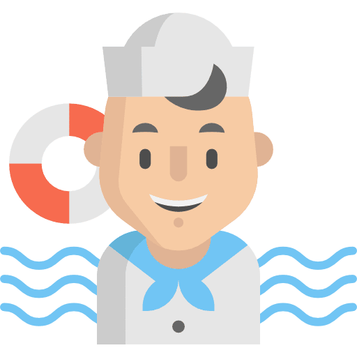 Sailor professions and jobs jobs user icon
