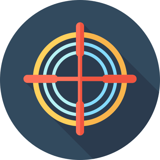 Circular target calibrate circular target weapons icon