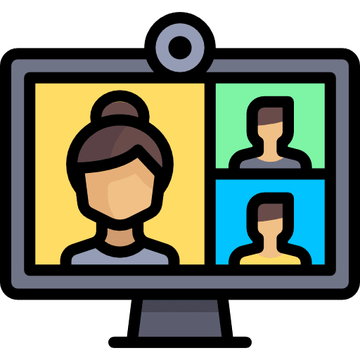 Video call communications technology communication icon