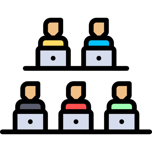 Lecture lectern presentation education icon